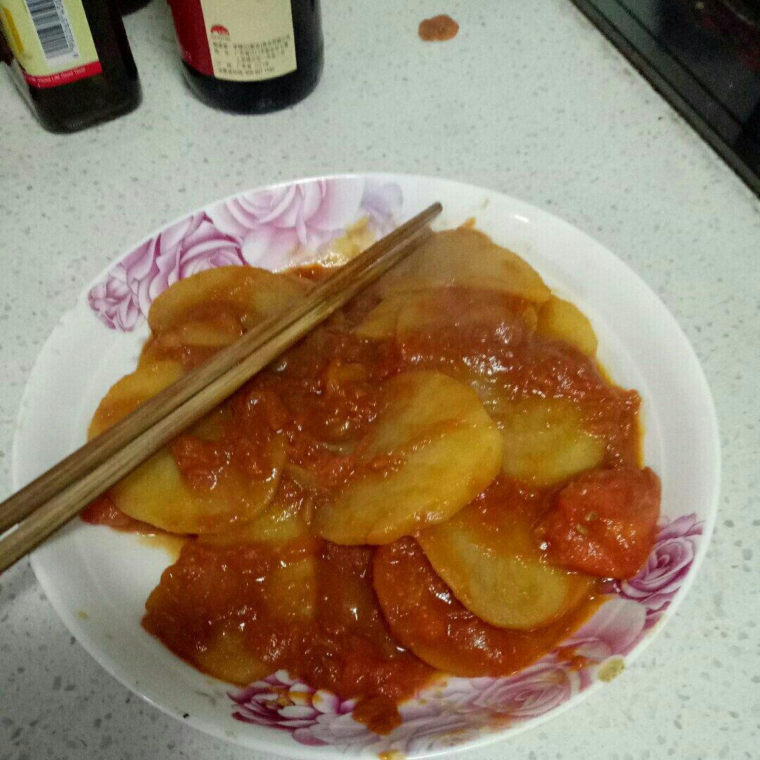 西红柿炒土豆