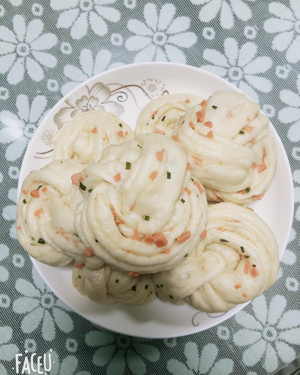 香葱银丝花卷【附扭花卷视频】