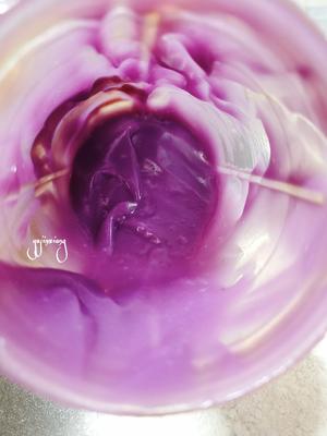超简单的紫薯心形花卷（暄软Q弹.健康美味）的做法 步骤1
