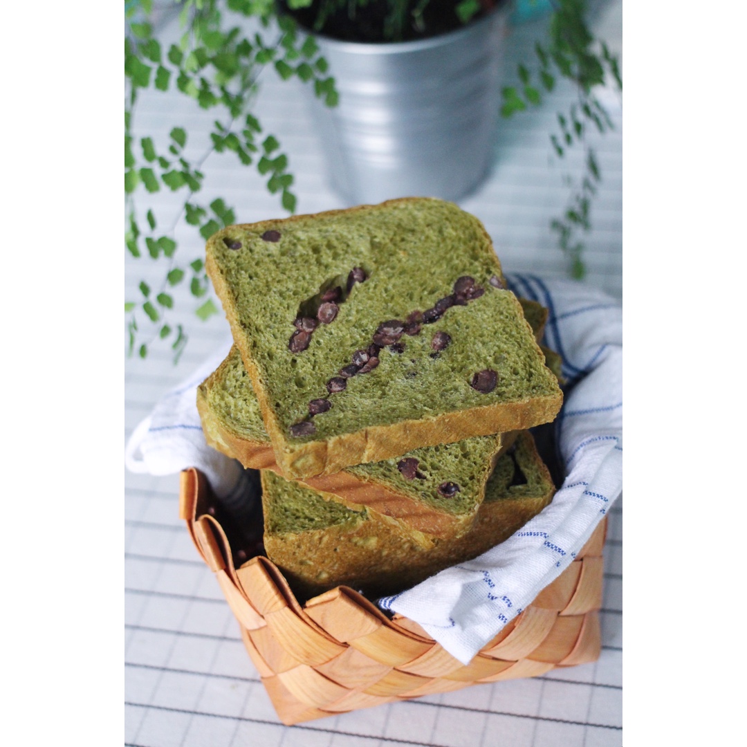 抹茶红豆吐司（详述手揉方法)