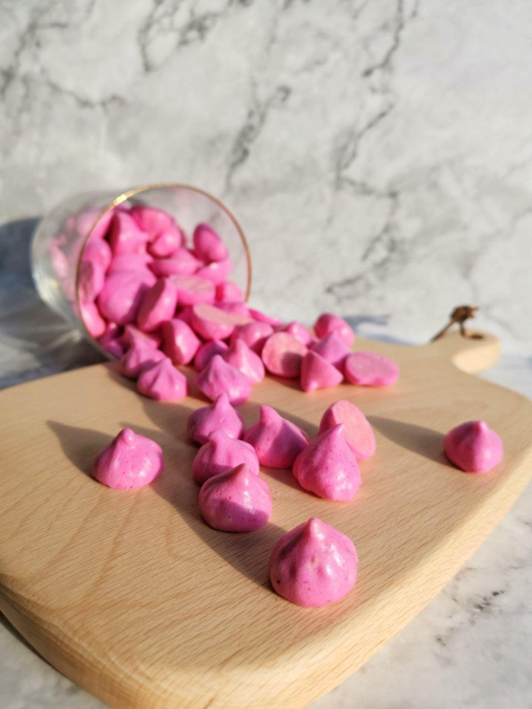 不消泡火龙果溶豆 附翻拌手法视频 蓝莓果蔬泥溶豆 超详细篇