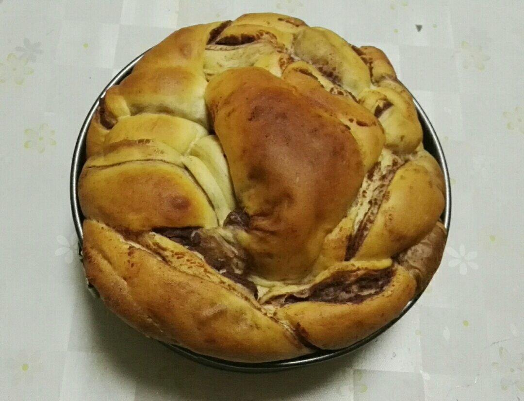 入门级不用揉出膜的手撕紫薯面包无黄油版