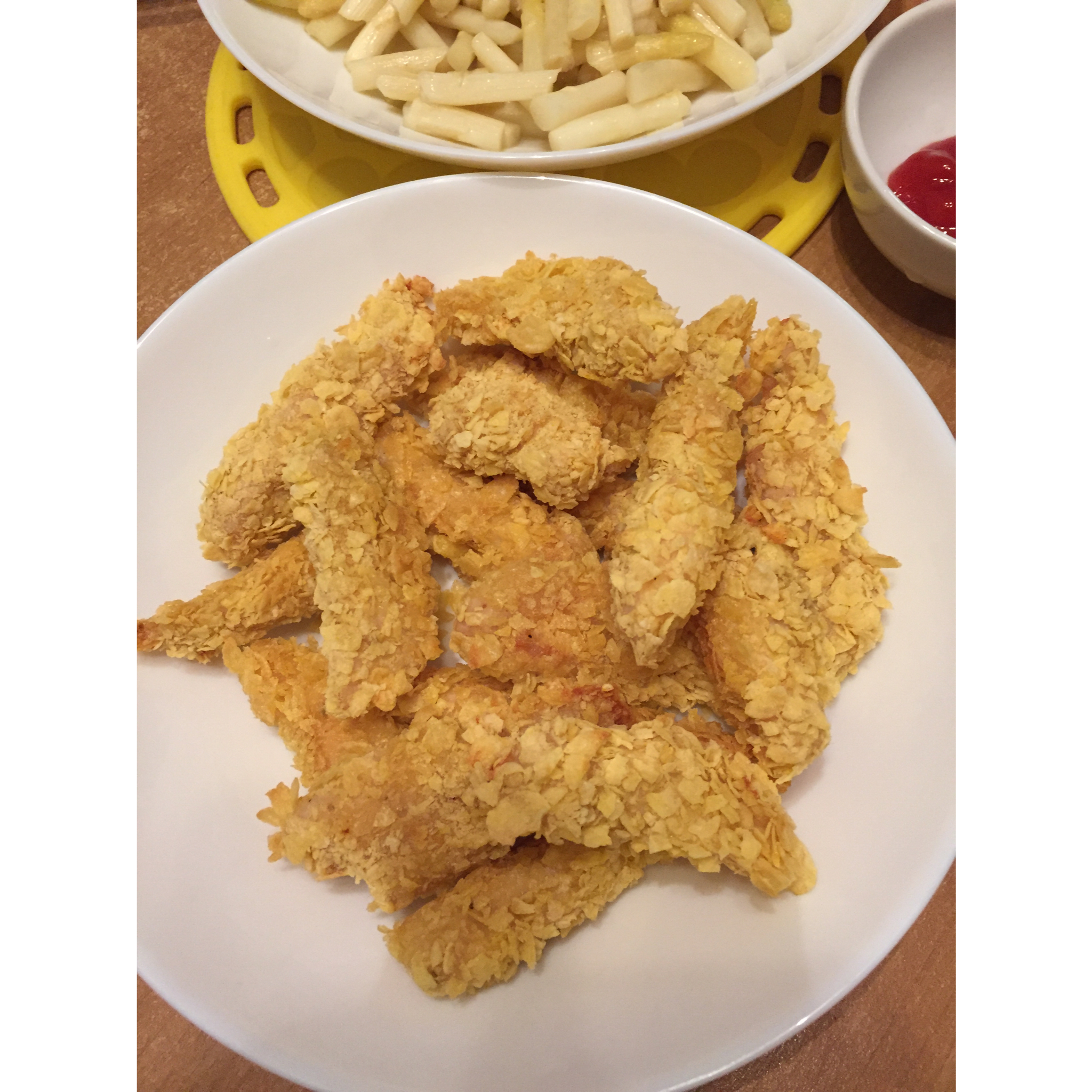玉米片脆皮烤鸡柳