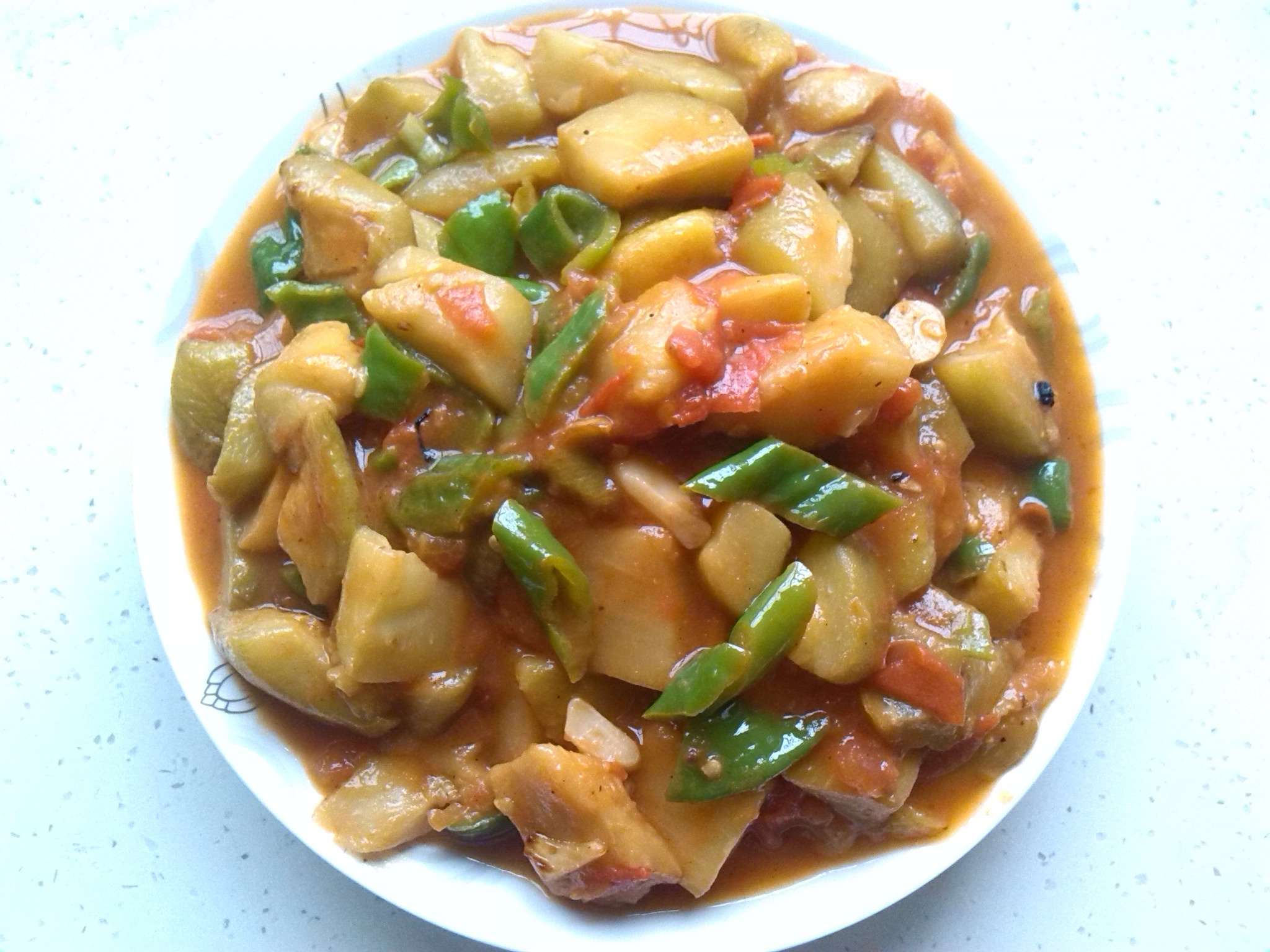 西红柿烧茄子