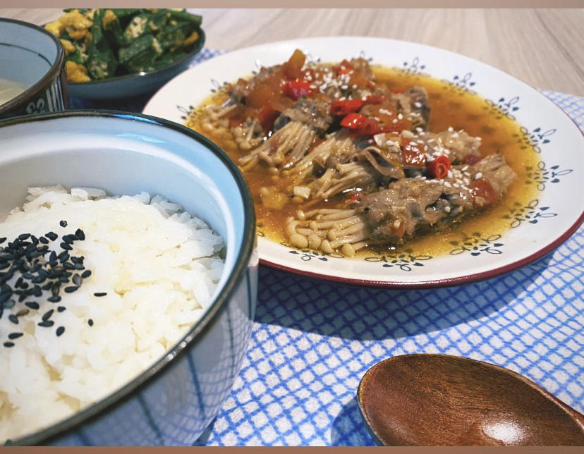 番茄肥牛金针菇卷