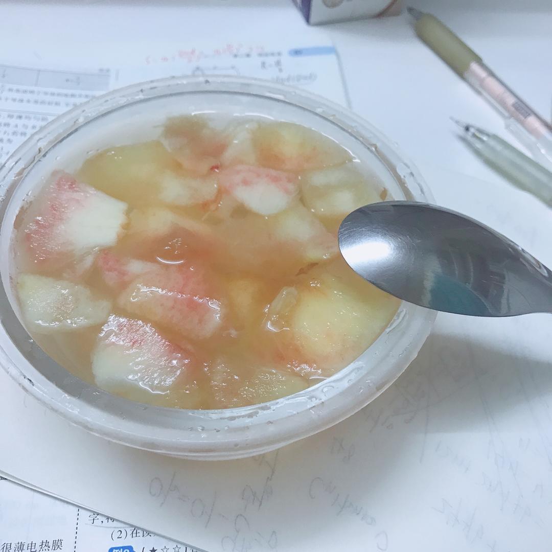 水蜜桃果冻