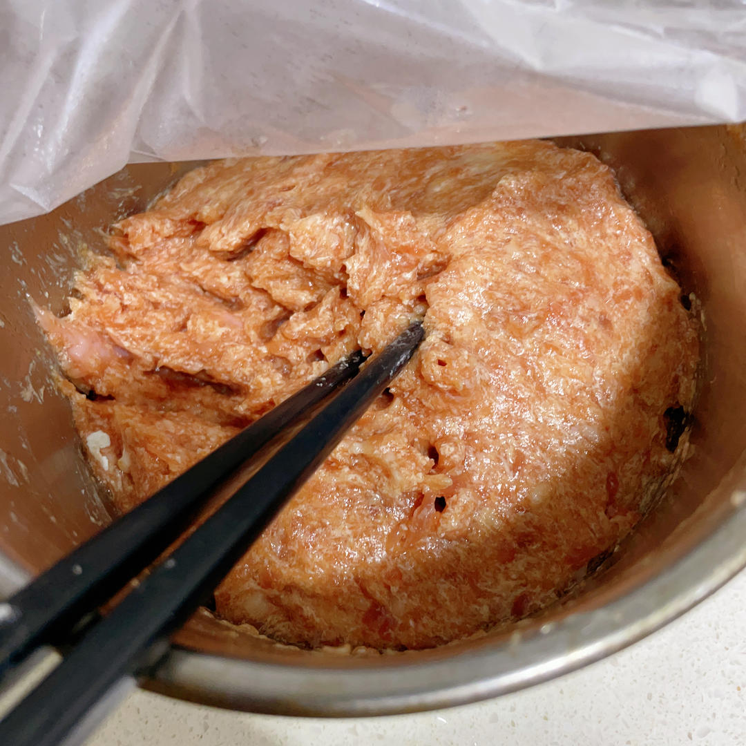 肉不柴的馄饨馅