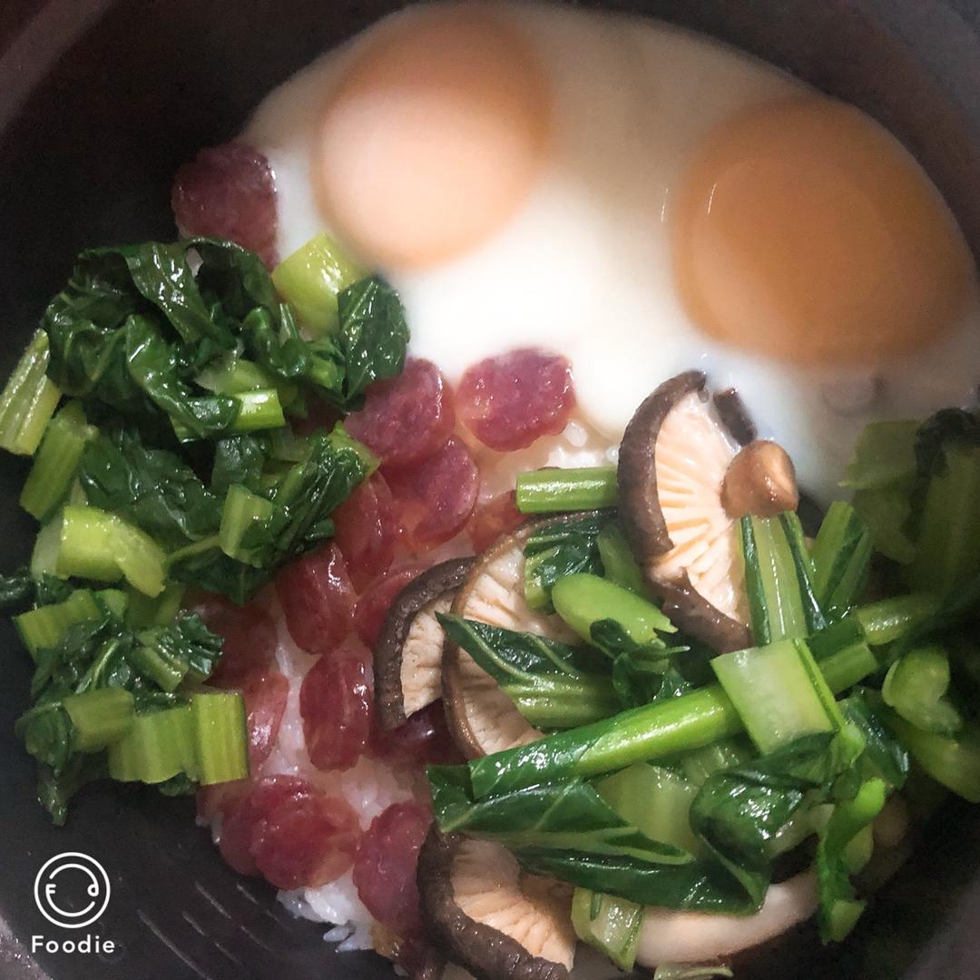 电饭锅版腊肠煲仔饭