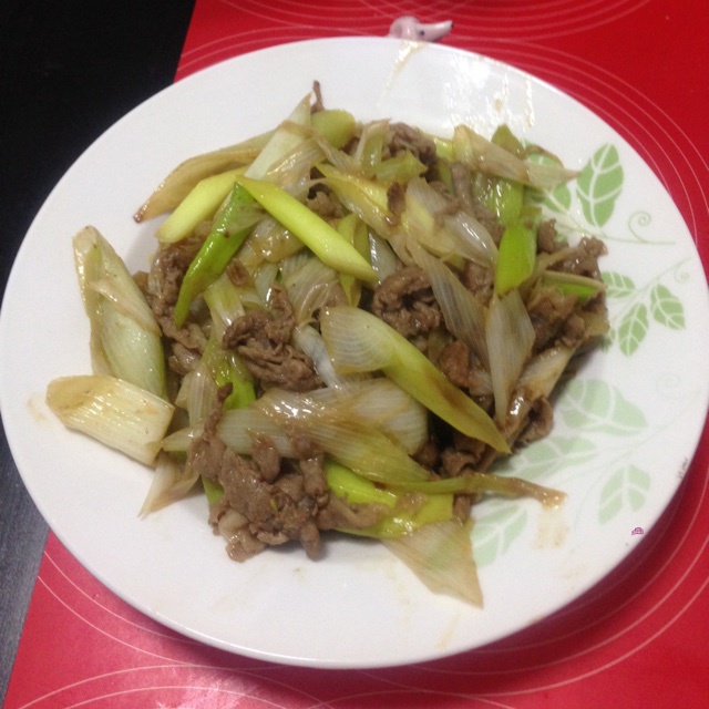 葱爆羊肉