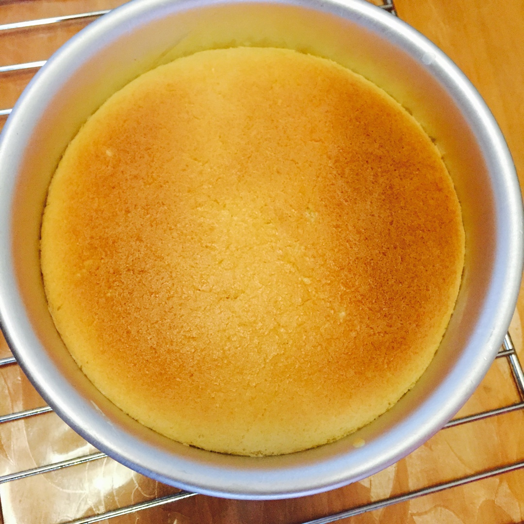 6寸原味戚风蛋糕