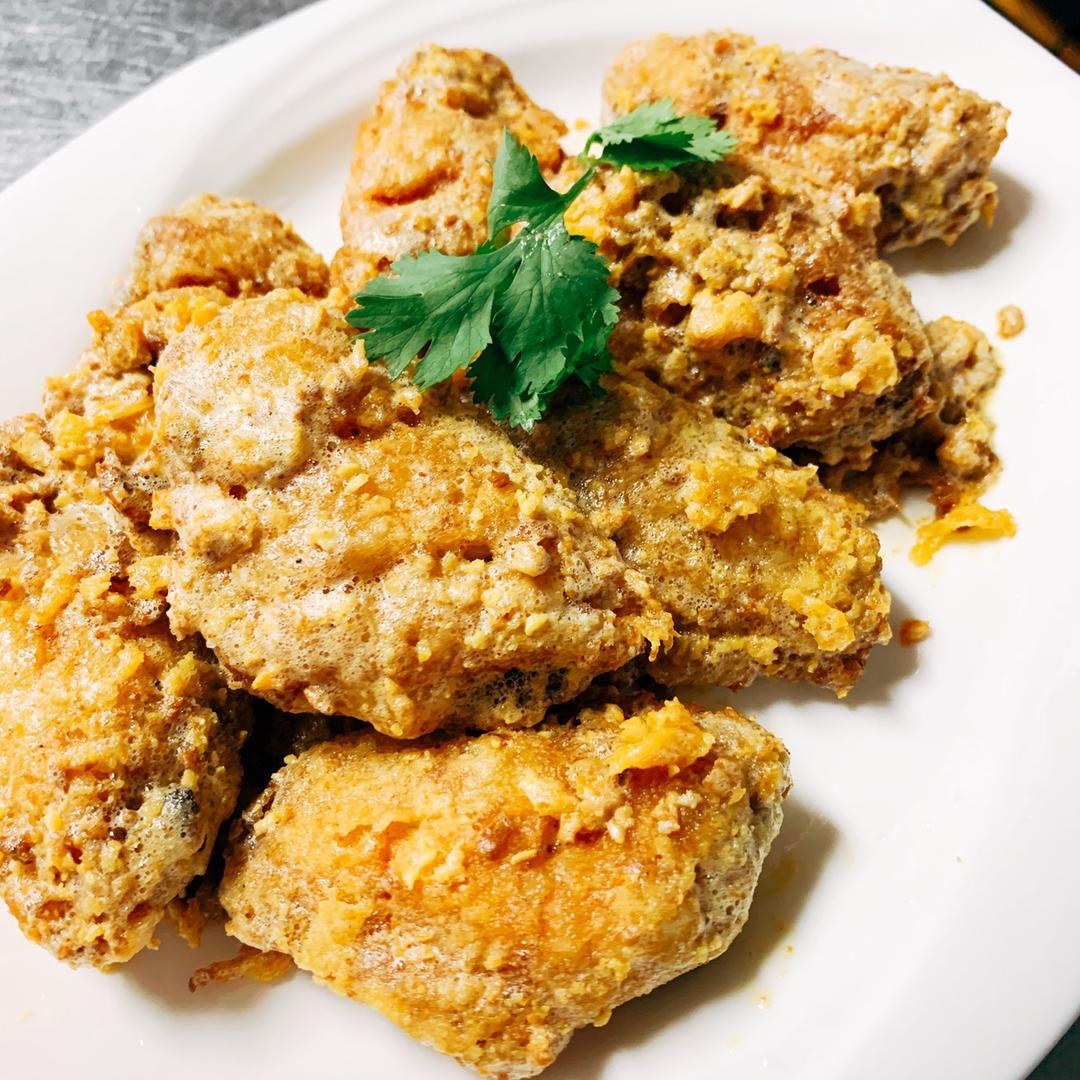 金灿灿咸蛋黄鸡翅「厨娘物语」