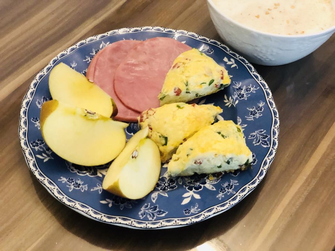 香葱火腿咸司康