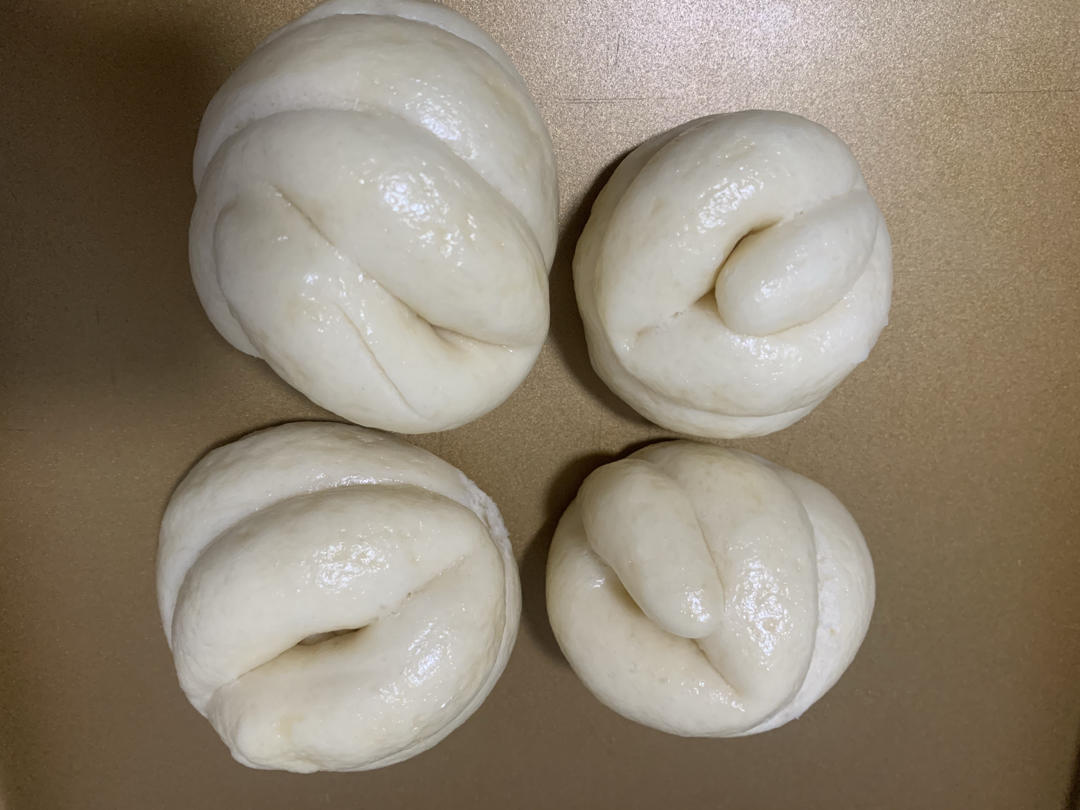 奶香山竹馒头 一次醒发 附整形视频