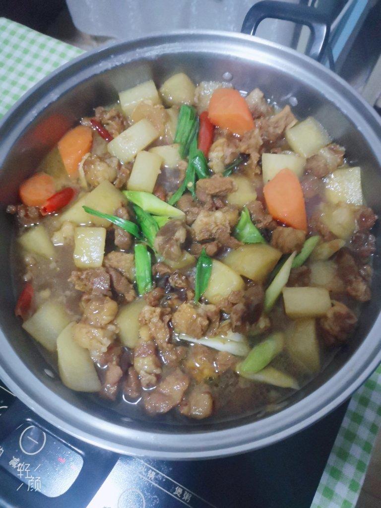 我是小小小厨娘做的筋头巴脑炖萝卜