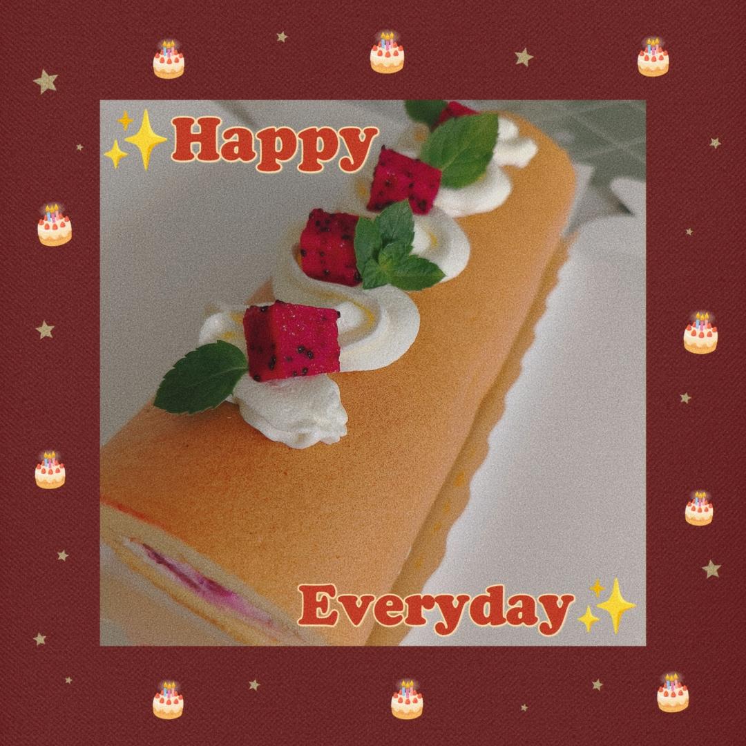 原味基础蛋糕卷(小五卷)