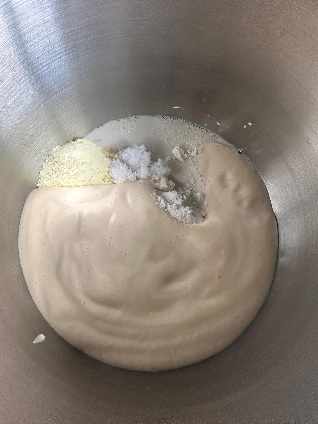 纯奶手撕吐司的做法 步骤1