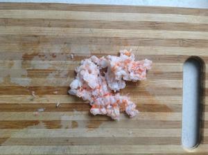 【快手辅食】西兰花生菜虾肉面（10m+）的做法 步骤4
