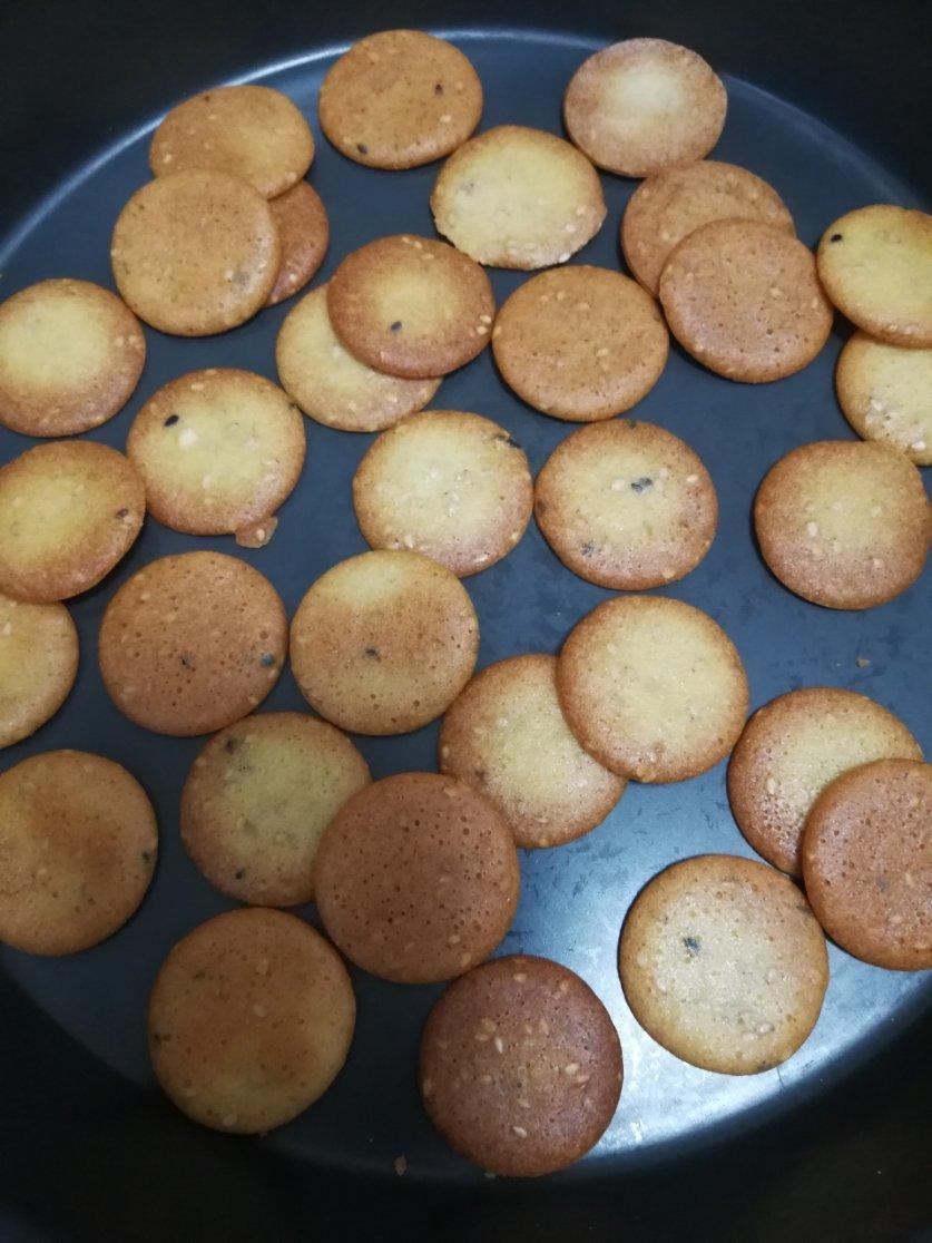 蛋白芝麻薄脆饼—消耗蛋白最好的方法