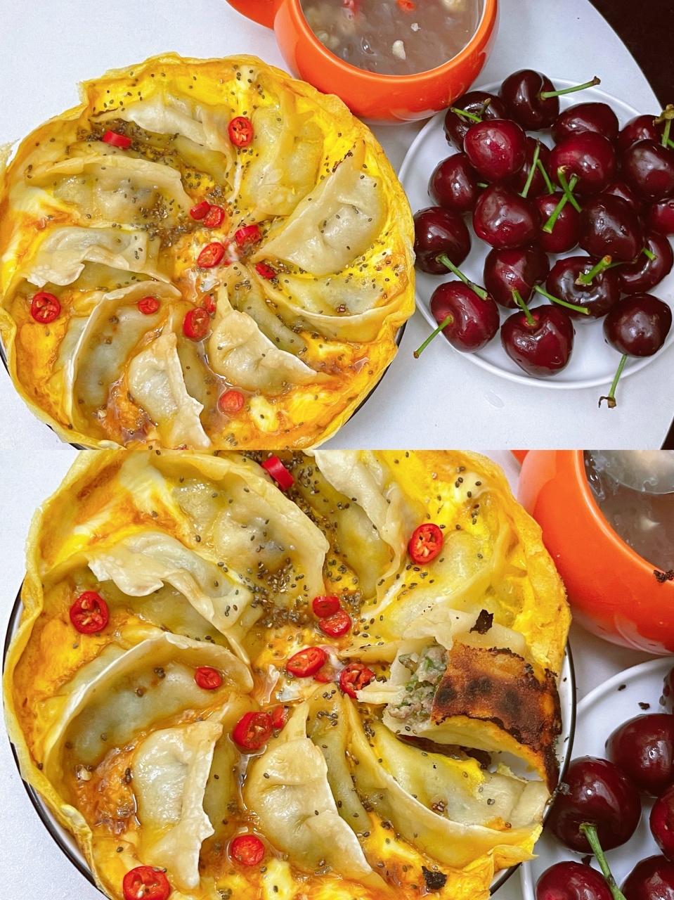 抱蛋煎饺的做法