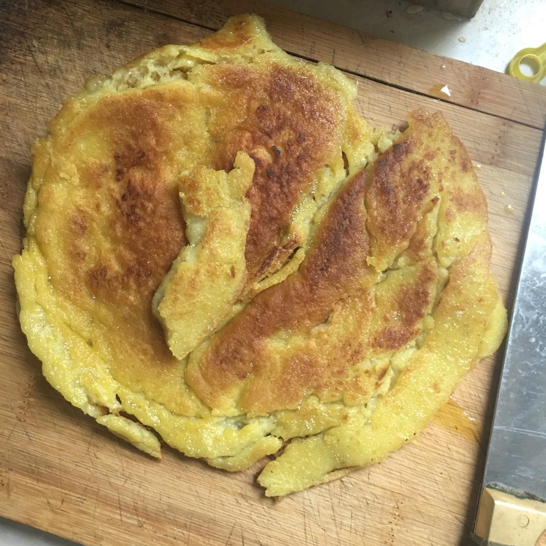 鸡蛋葱油饼                  （更新饼坯保存方法）