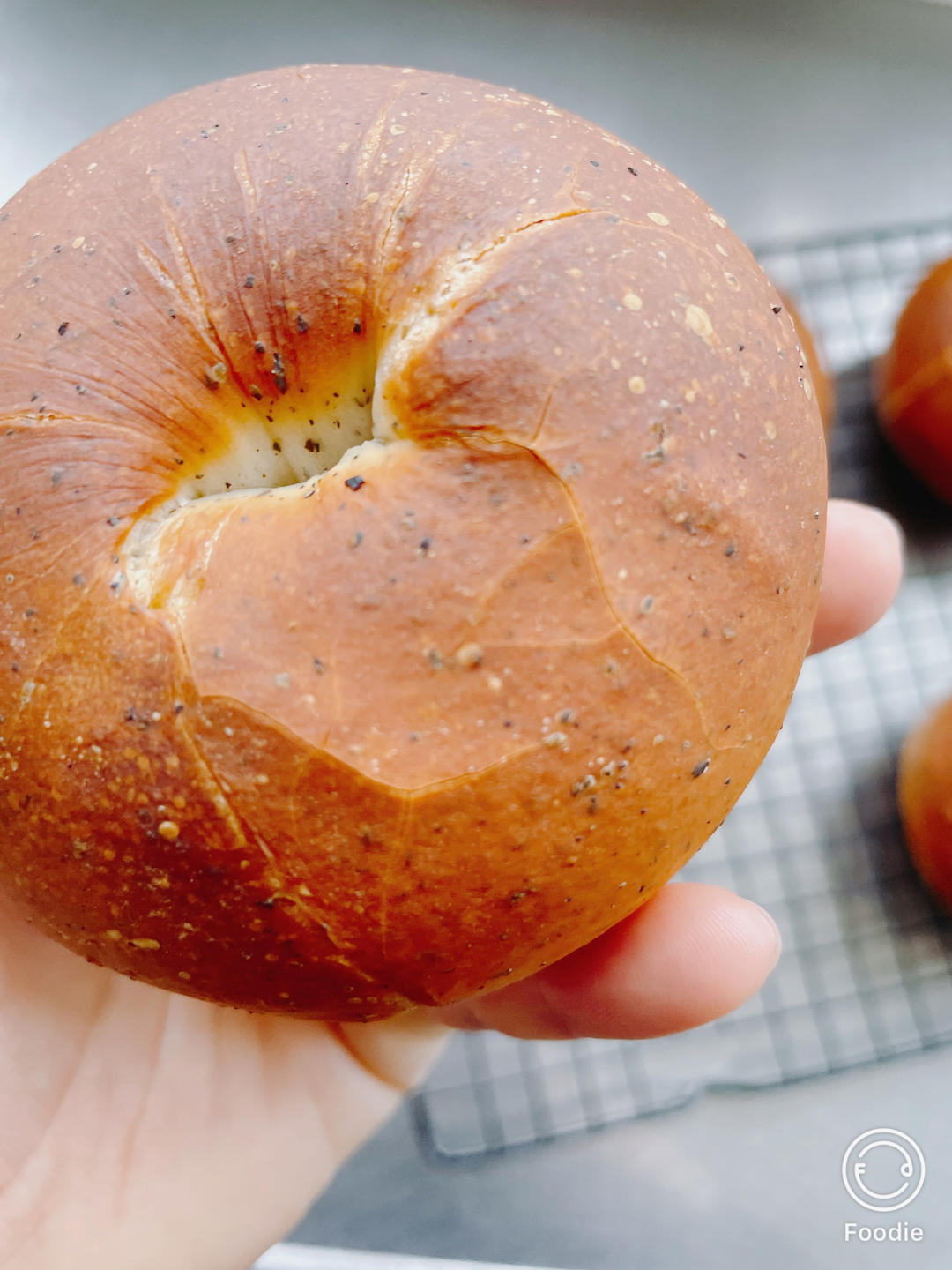 隔夜冷藏发酵版伯爵红茶牛奶贝果