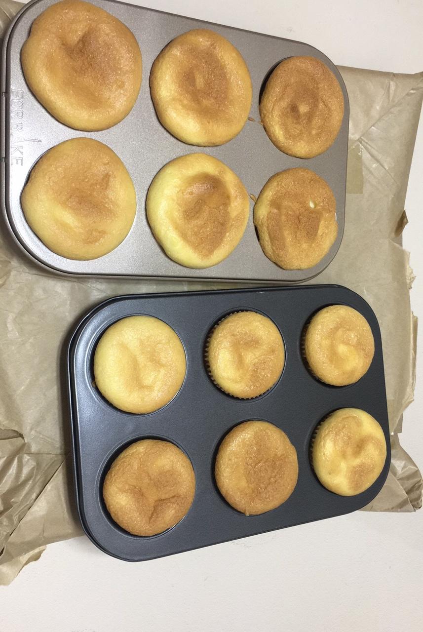 软绵绵戚风纸杯蛋糕