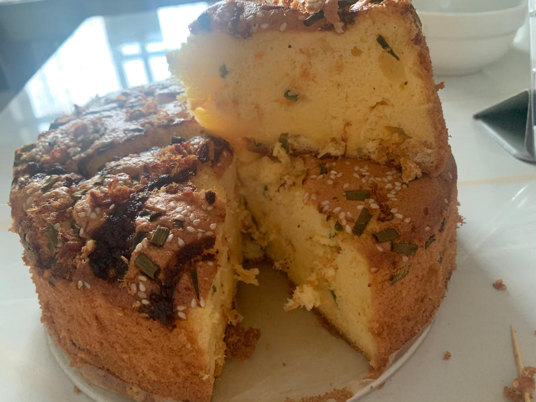 香葱肉松戚风蛋糕（六寸／八寸）