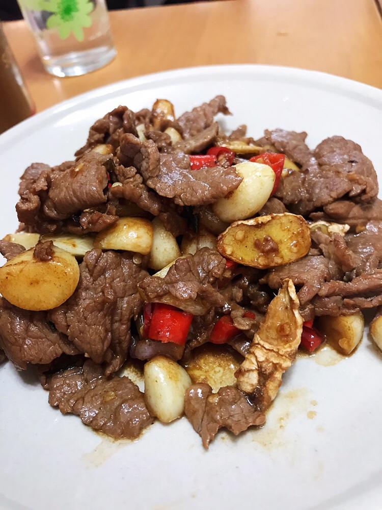 辣炒黄牛肉