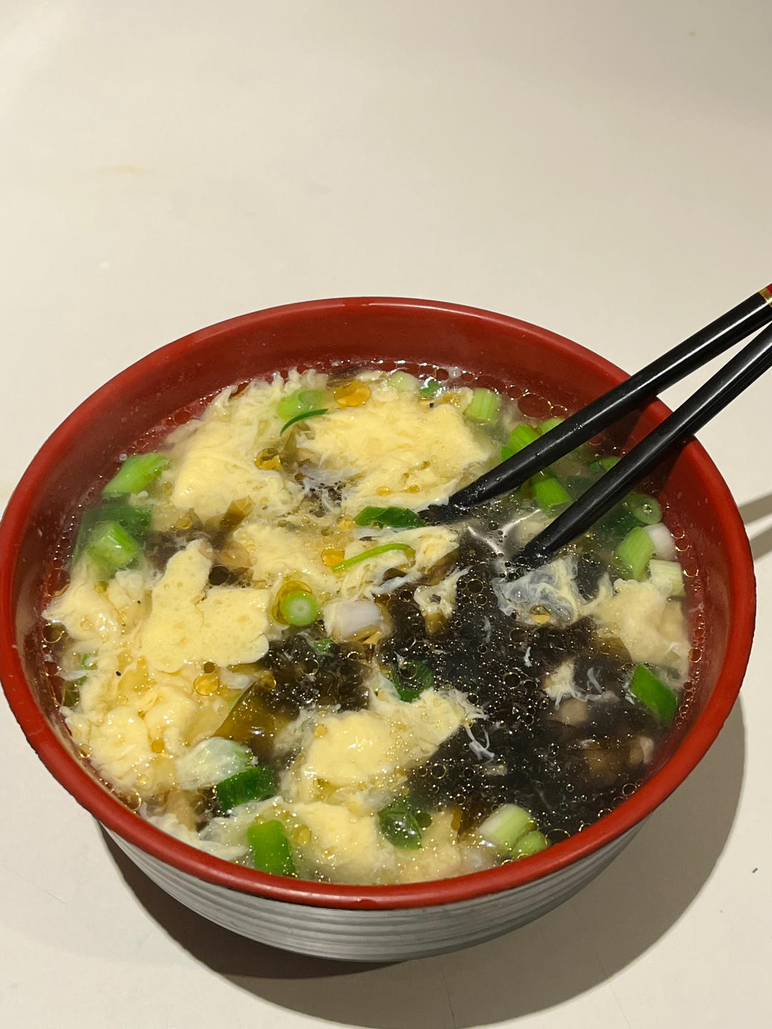 最鲜美好喝的「紫菜蛋花汤」