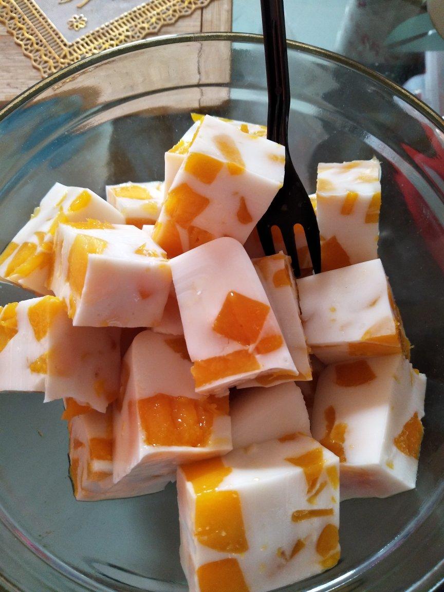 午后小甜点芒果椰汁糕教程