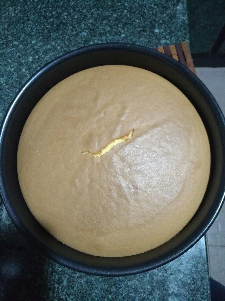 零失败戚风蒸蛋糕（8寸）可做蛋糕胚（另附红丝绒蒸蛋糕做法）
