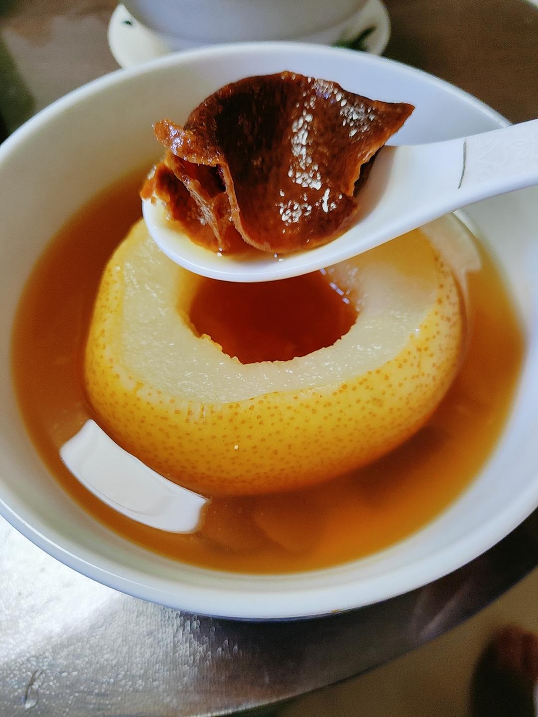 陈皮冰糖炖雪梨
