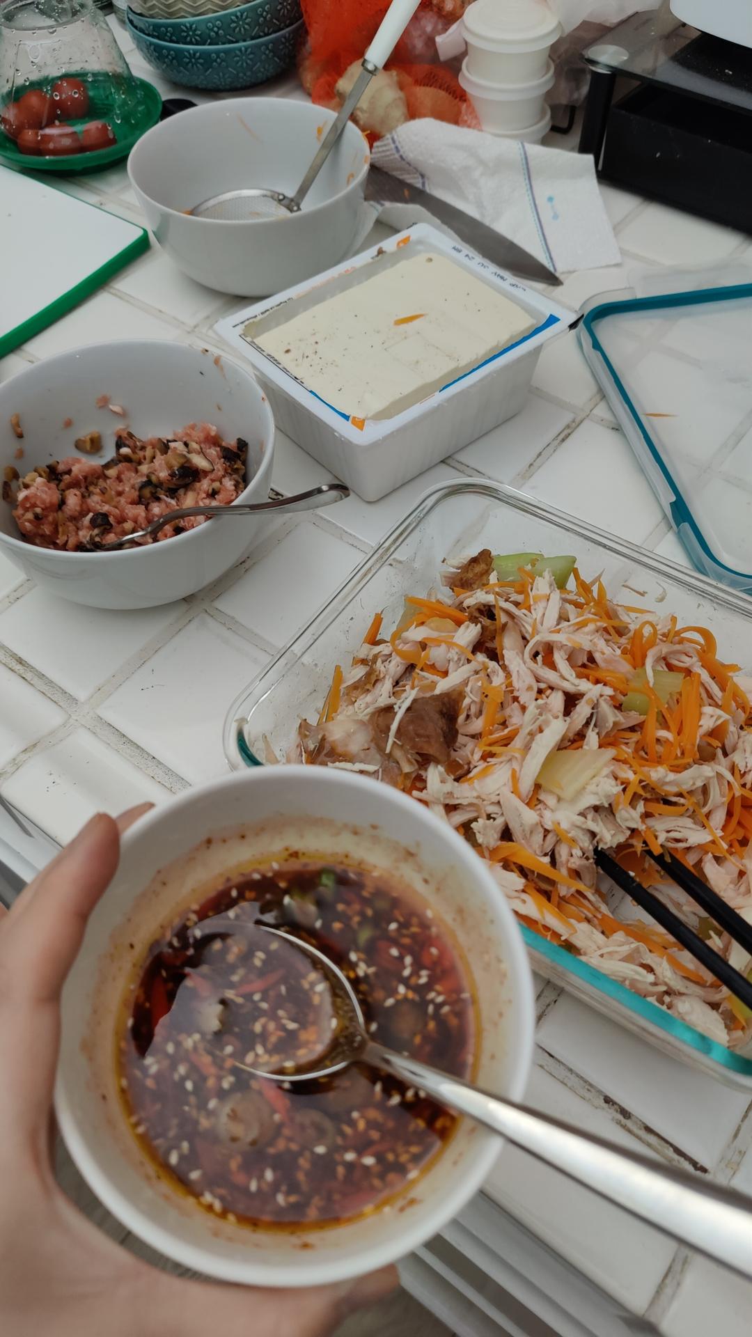 鸡胸肉这样做巨好吃❗️凉拌鸡丝😋低脂高蛋白