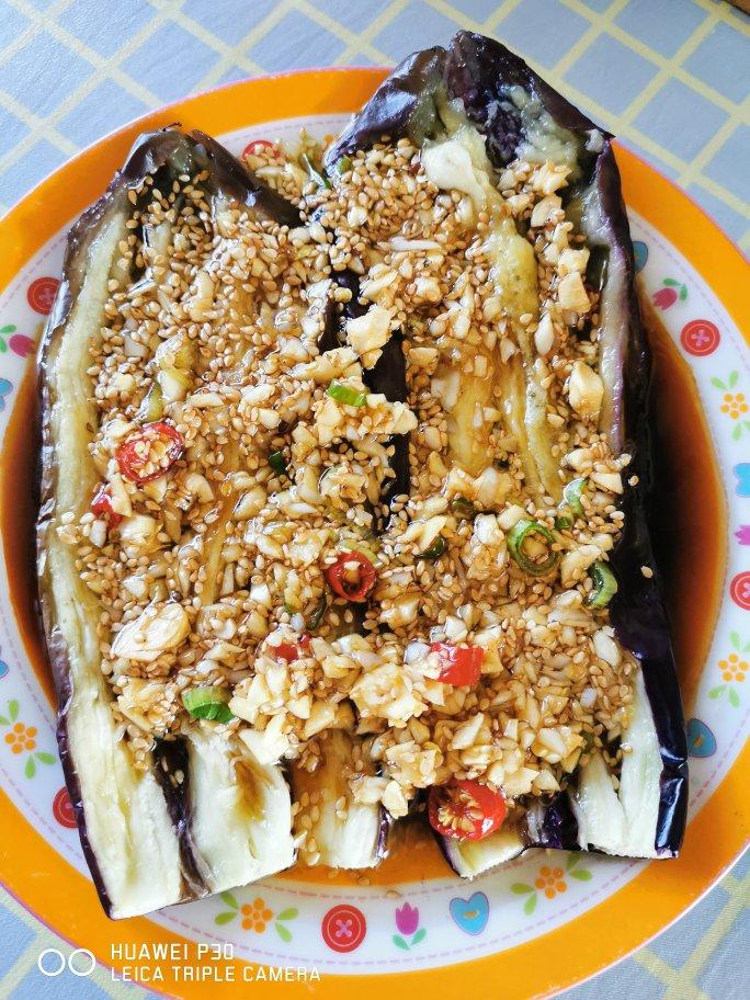 蒜蓉茄子，比烧烤摊的还好吃！