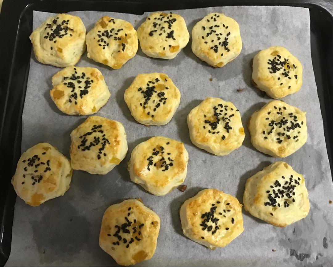 快手淡奶油蔓越莓司康（零失败）