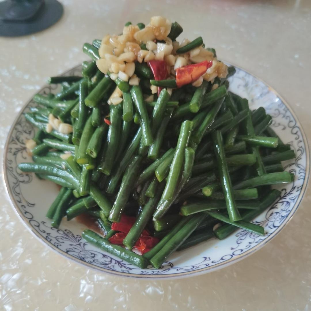 夏日爽口小拌菜～超级好吃的炝豇豆