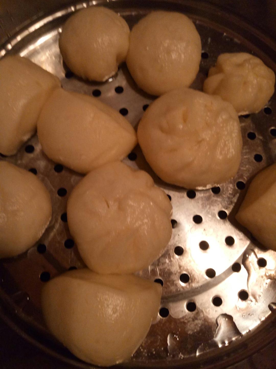 面包机版超松软牛奶馒头