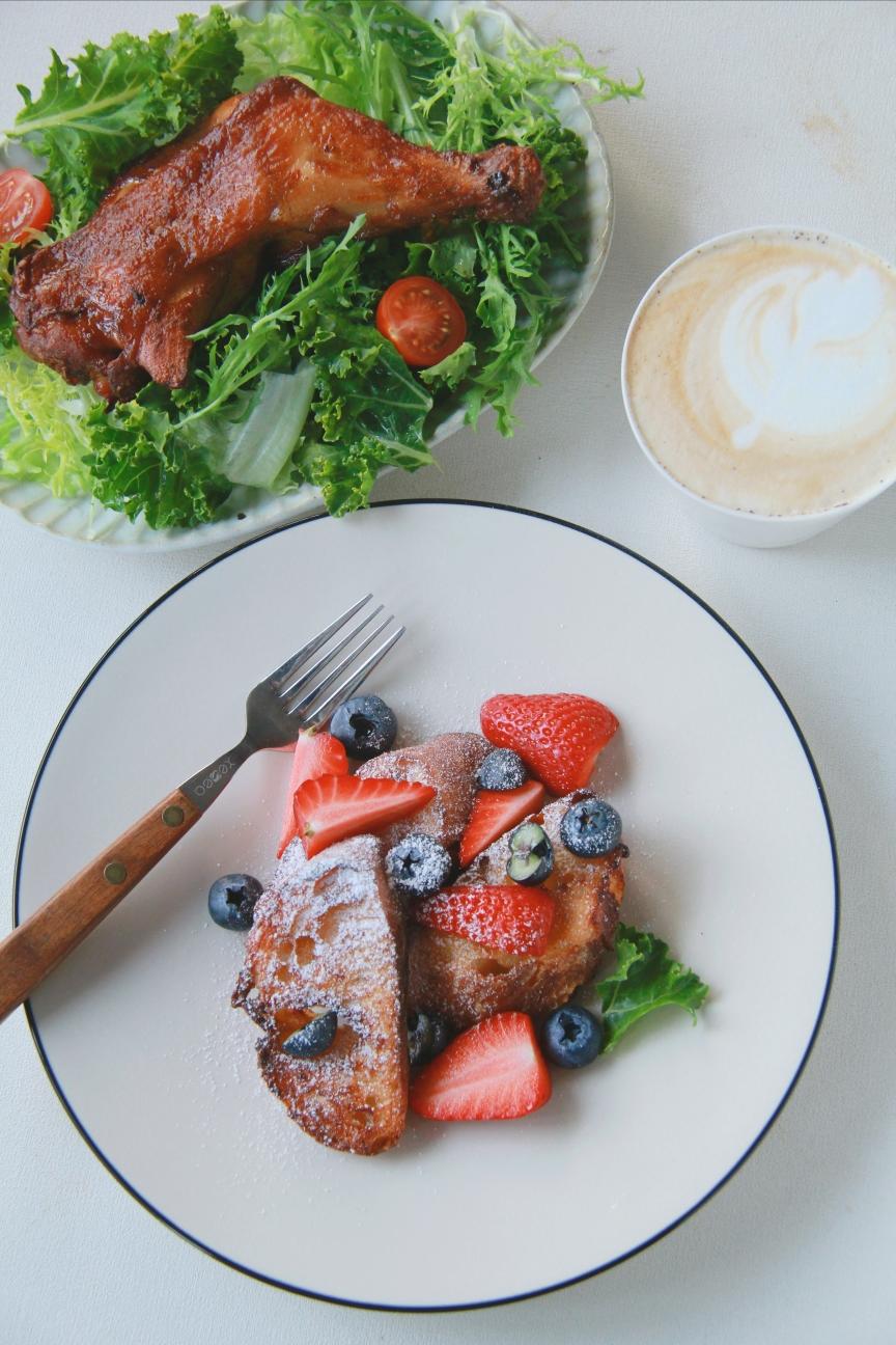 周末懒人brunch 法棍布丁