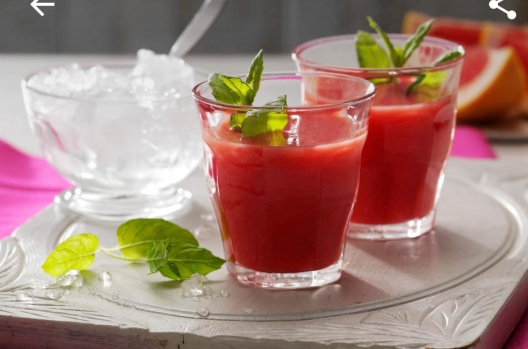 靓颜水果饮(葡萄柚，苹果，覆盆子，薄荷)，健康蔬果汁的做法