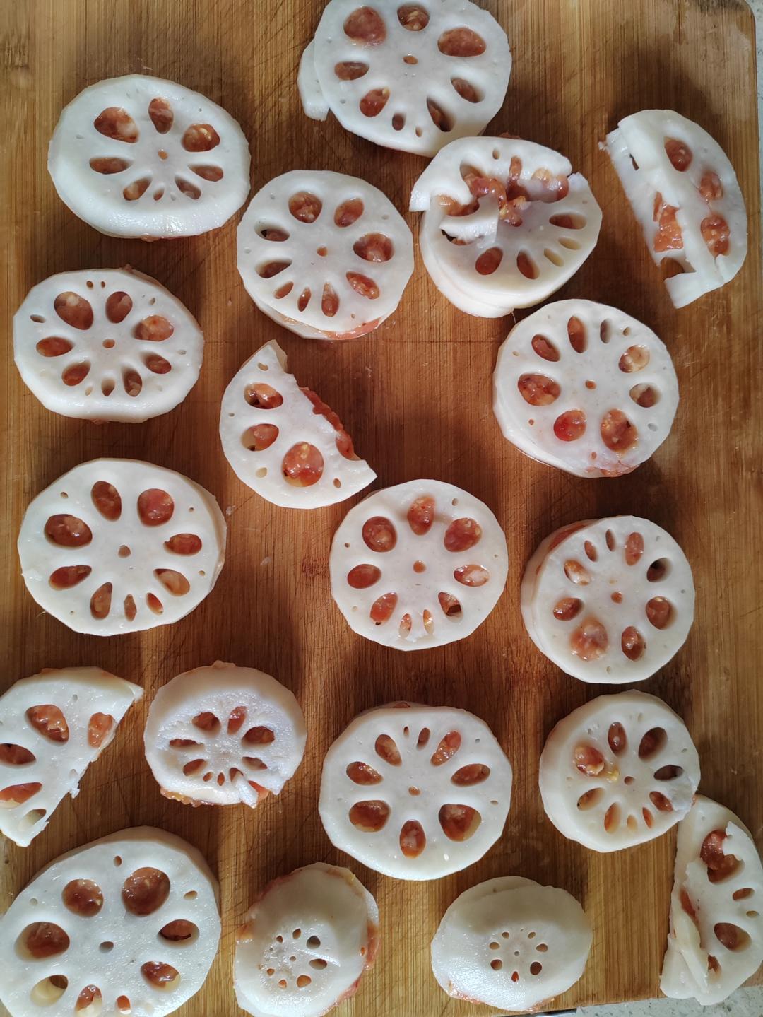 炸藕盒（藕夹肉）