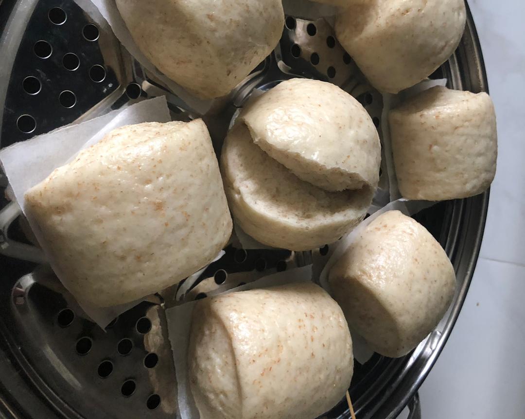 奶香全麦馒头的做法