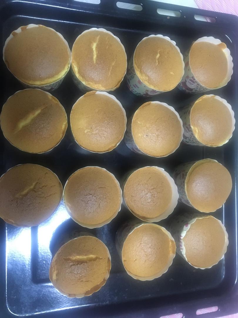 纸杯蛋糕 8寸戚风蛋糕的量