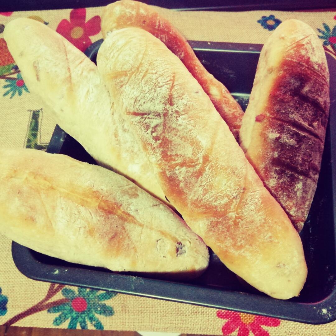 麦片核桃软欧包~汤种