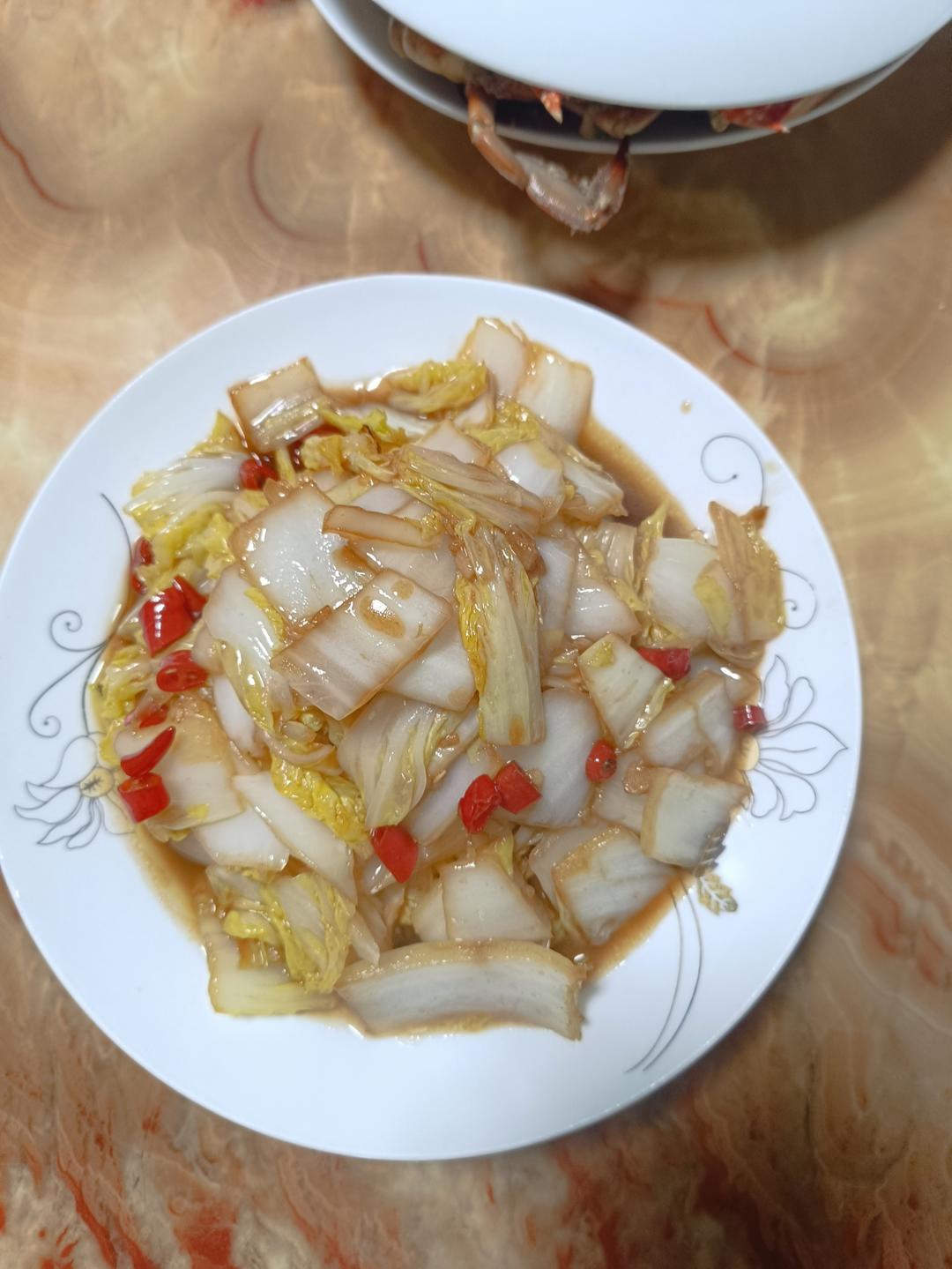酸辣娃娃菜