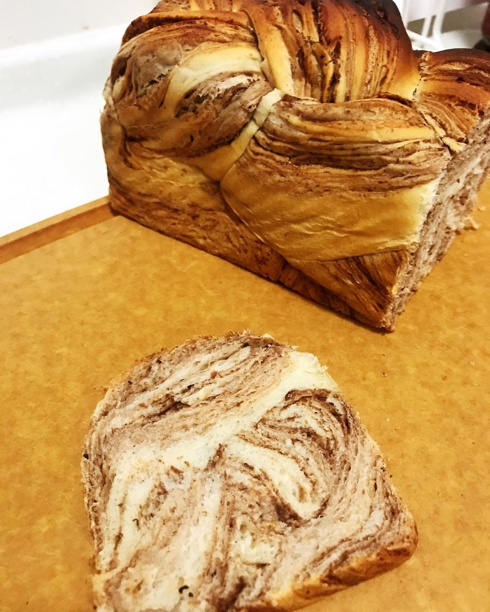 大理石红豆沙吐司