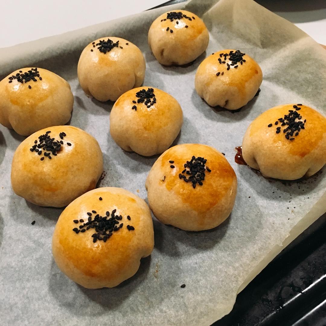 素油版酥皮鲜肉月饼，更健康