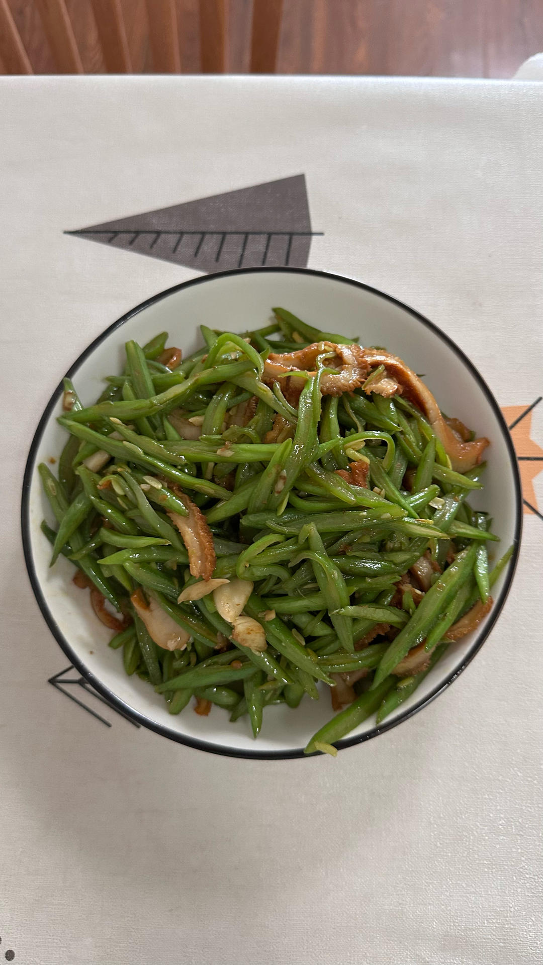刀豆丝炒牛肚