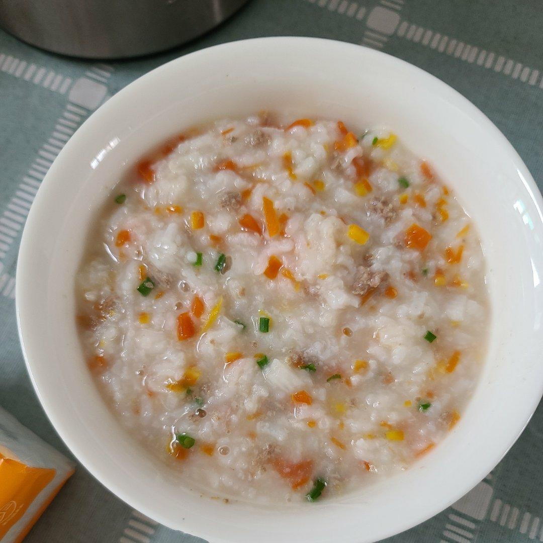 jannie_1btq做的山药牛肉粥(一岁半宝宝辅食)