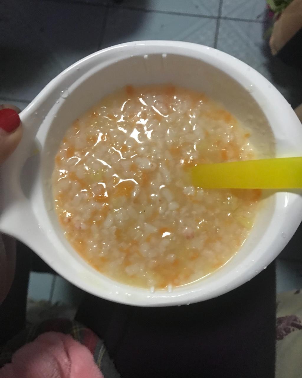 (婴儿辅食)鲜虾蔬菜胡萝卜粥