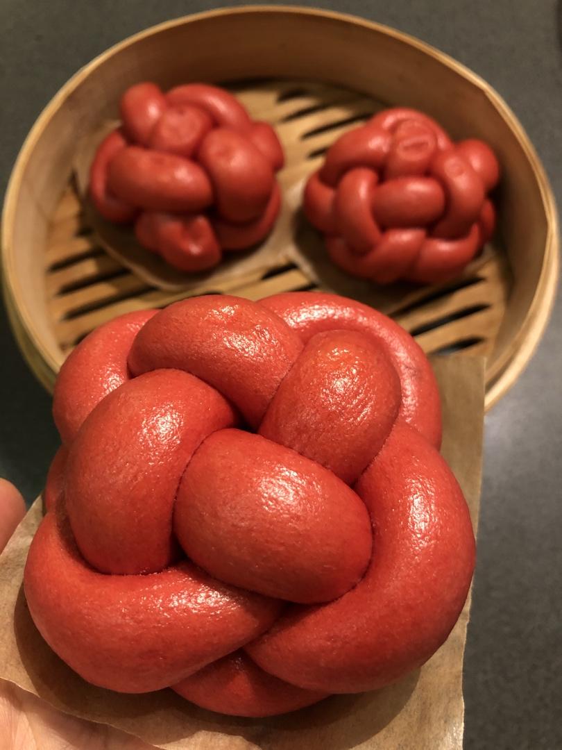 胡萝卜绣球馒头/附视频